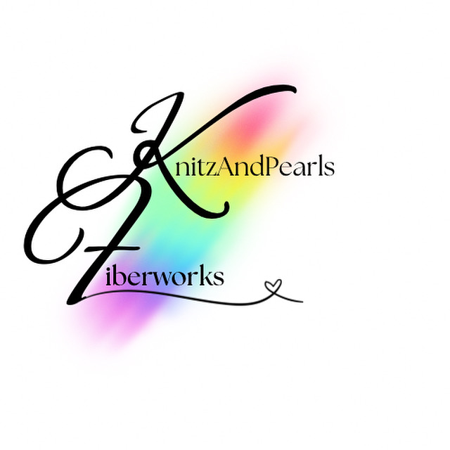 KnitzAndPearls Fiberworks logo